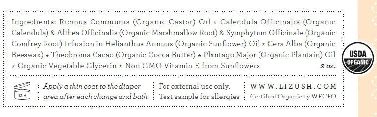 ORGANIC DIAPER BALM To protect, calm and nourishđź‘¶ Healing rash cream