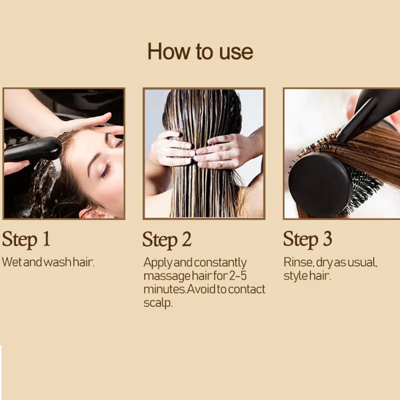 Ultimate Frizz Control & Anti-Breakage Treatment✨ Stop the Damage: Coconut Keratin Hair Repair Mask