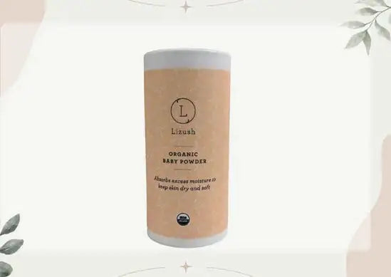 ORGANIC BABY POWDER - Talc Free, USDA Certified, natural and effective